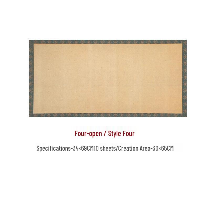 Retro Xuan Paper Semi-ripe Calligraphy Notebook for National Exhibition Submissions