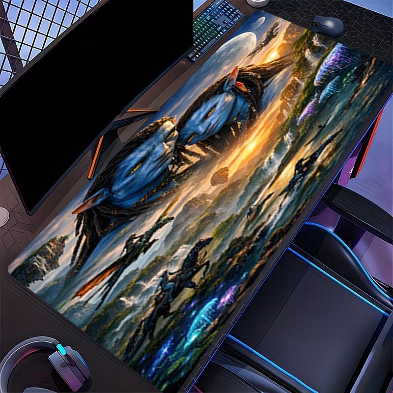 Podložka pod myš s potiskem Avatara, pro podložku pod klávesnici, podložka pro notebook PC pro kancelářské domácí použití, dekorace stolu, perfektní dárek k narozeninám pro hráče
