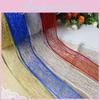 Charming 100 Yard Christmas Mesh Ribbon Colorful Edges For Beautiful Holiday Present Packaging