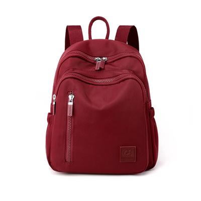 NICOLE & DORIS Women's Mini Backpack, Nylon, Small, Cute, Lightweight, Water-Repellent, Multiple Pockets, Back Pocket, Casual, Adult, Student,