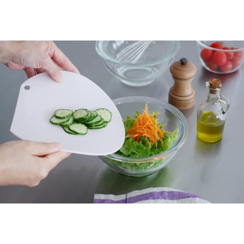 Ihara Kihan Smooth Antibacterial Cutting Board, Smoky Pink, Size: Approx. W18.8 X D22 X H0.3 Cm, NC-SP