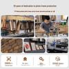 Custom Mortise and Tenon Photo Frame – Solid Black Walnut & Red Beech Wood, 67810/12 Inch, DIY Wood Frame