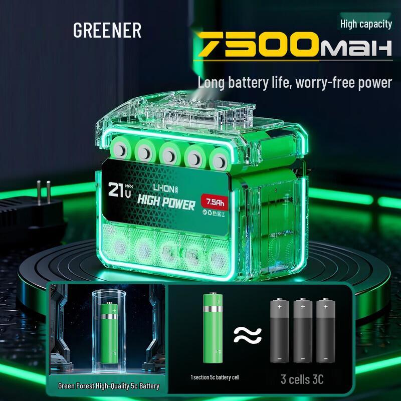 Green Forest Cordless Brushless Impact Wrench CN plug (adapter included)