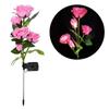 Color-Changing Solar-Powered Rose Garden Lights for Outdoor Decor