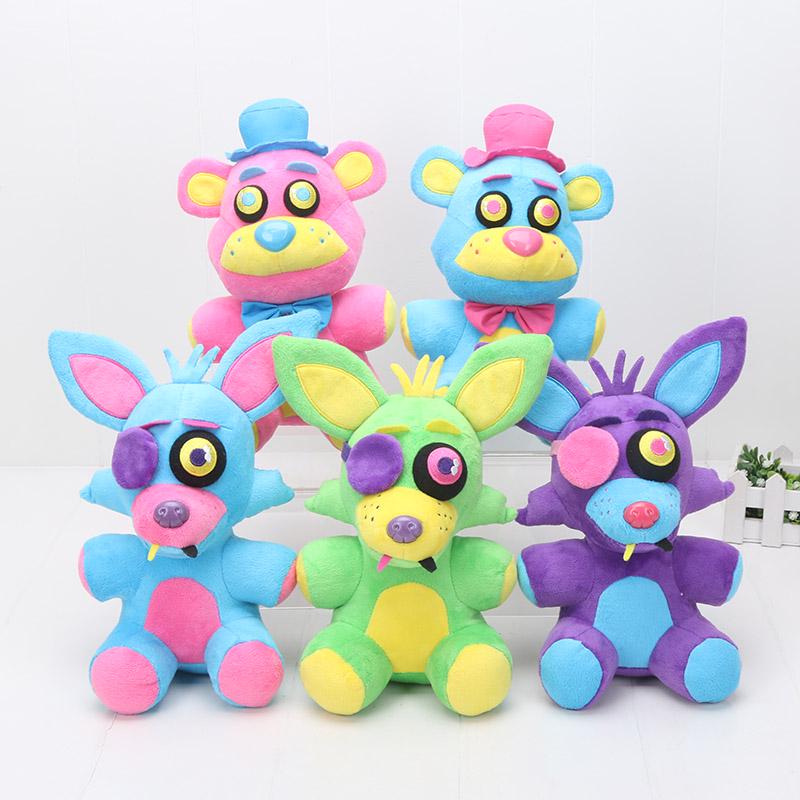 7 Five Blue Nights At Freddys Fnaf Horror Game Plush Doll Kids Toy Gifts