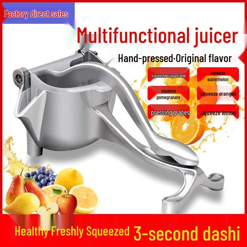 Stainless Steel Manual Orange and Lemon Squeezer with Sugar Cane Press