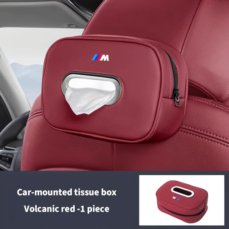 New model car tissue box holder, Napa leather car tissue box, Rear seat tissue box For BMW M6 M5 M3 X1 X3 X5 E38 E39 E46 E53 E60