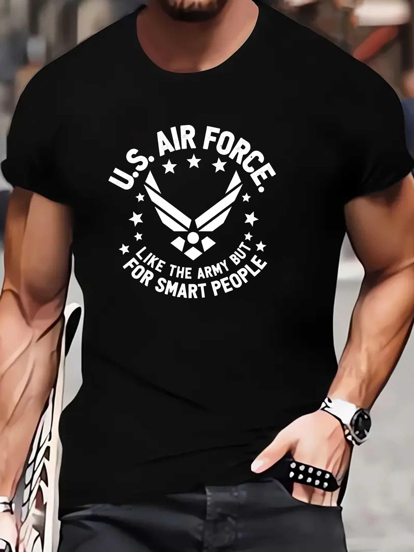 604 Cotton Blend T-shirt - Military-Inspired U.S. Air Force Graphic Print XXL