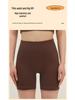 Women's High-Waisted Seamless Ribbed Yoga Shorts - Summer Elastic Three-Point Fit, Hip-Lifting Sportswear