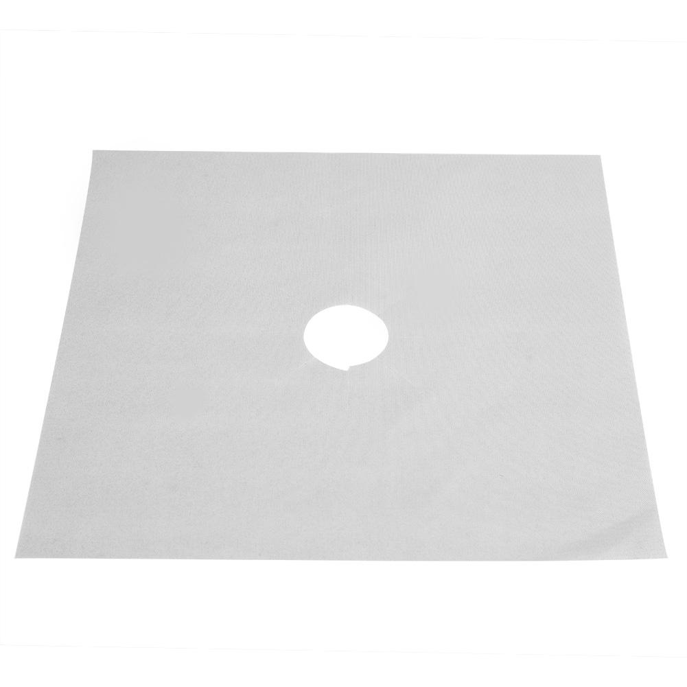 4Pcs Gas Range Stove Covers Protector NOn Stick Oil Mat Kitchen Tool(Black)