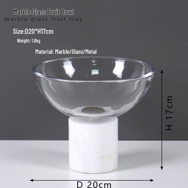 Abay Acrylic Fruit & Snack Plate