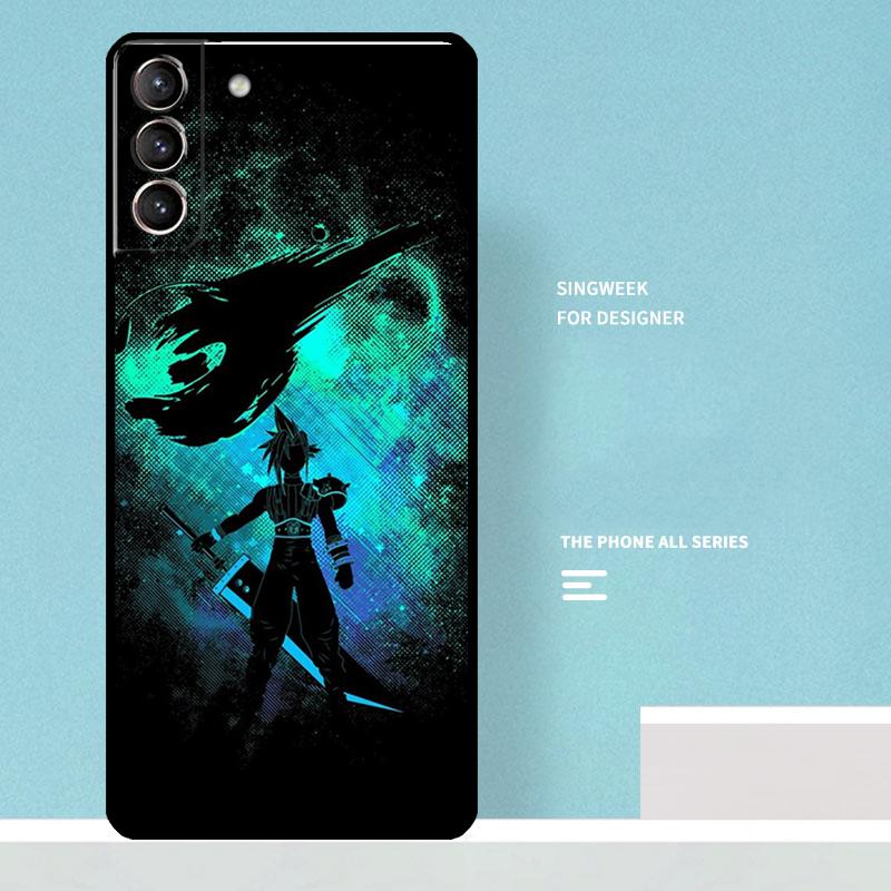 Final Fantasy VII Case For Samsung Galaxy S25 Ultra S20 S21 S22 S23 S24 Plus S9 S10 S24 FE S25 FE Phone Cover