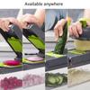 Multi-Functional Vegetable Cutter 8 In 1 Household Potato Slicer Kitchen Radish Grater Slicer Kitchen Home Fruit Vegetable Tools