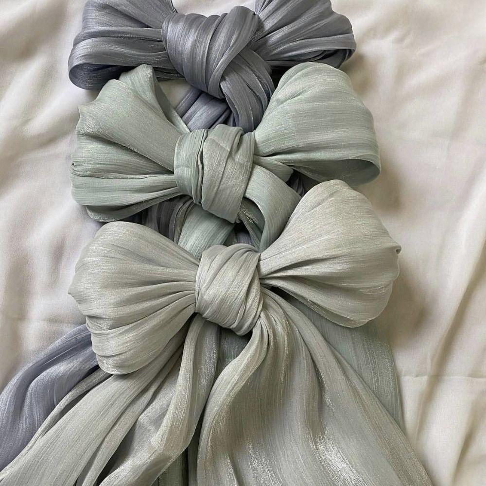 Shining Silk Scarf Chiffon Chiffon Hijab Veil High Qulaity Sunscreen Shawl Outdoor