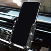 1PC Mobile Phone Holder with Diamond Inlay, Car Navigation Bracket, Air Outlet Snap On Support Bracket, Suction Cup