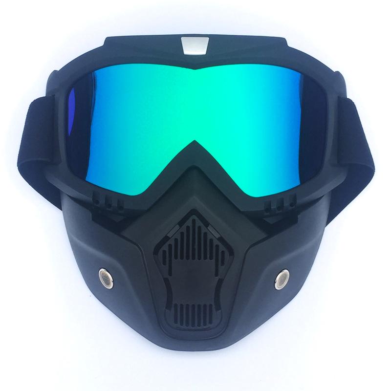 Retro Motorcycle Mask Goggles for Men and Women - Ideal for Off-Road Riding and Skiing