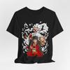 T-shirt Graphique Anime, T-shirt Luffy Gear 5, Haut en Jersey Mixte, T-shirt à Manches Courtes