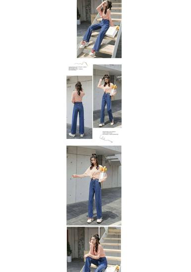 Autumn Retro High-Waisted Loose Wide-Leg Slimming Dad Jeans for Women
