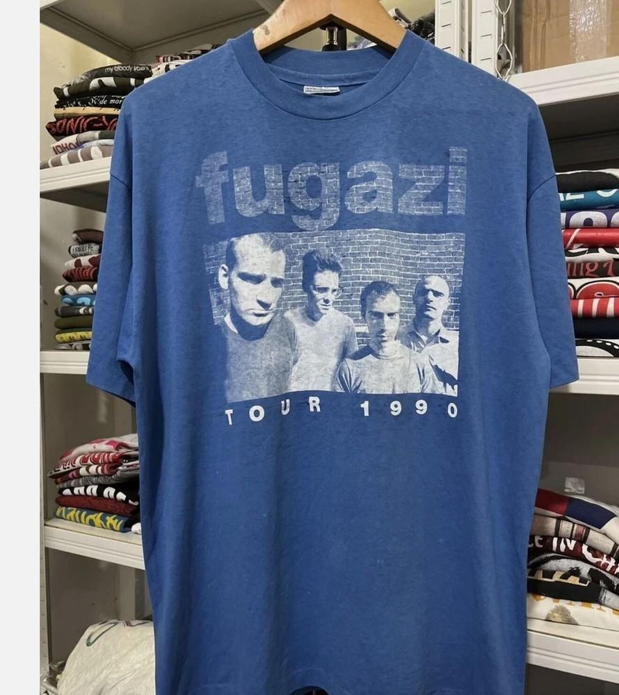 Fugazi Post Band Tour 1990 BlueColor Unisex Tshirt S-5XL Unisex T-Shirt XXXXL