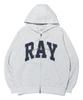 Rayfikers Ray Big Arch Logo Zip-Up Hoodie Mq6Tu145_Oatmeal