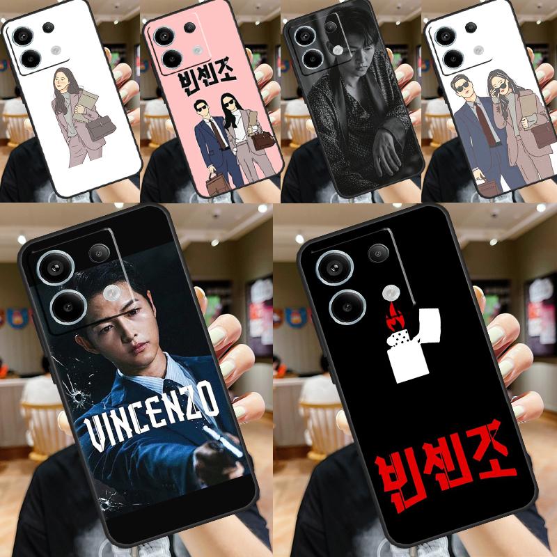 Vincenzo Cassano Kdrama Funda For Xiaomi Redmi Note 13 Pro 12 11 9 10 Pro 12S 11S 10S Redmi 13 12 10C 12C 13C Case