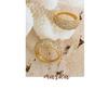 Luxury Gold-Plated Titanium Steel Ring with Full Rhinestone Star Design