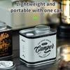 1 stücke Kaffeebohnen Verschlossenen Dosen Outdoor Camping Blechdose Verpackung Lagerung Frischhalte Atmen Blechdosen