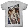 Bill und Ted Ausgezeichnetes Grau meliertes Erwachsenen-T-Shirt