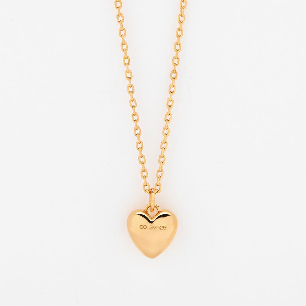 [Bloom] Offizielle Damen-Halskette, Silber mit Gelbgold-Beschichtung, Herz-Motiv 0772-4662-0019-0000