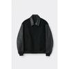 Customellow Black Varsity Jacket Cwuaw25611bkx