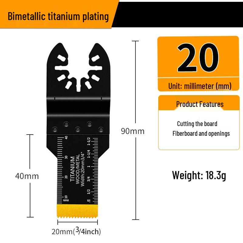 Universal Multifunctional Oscillating Saw Blade for Woodworking and Grinding