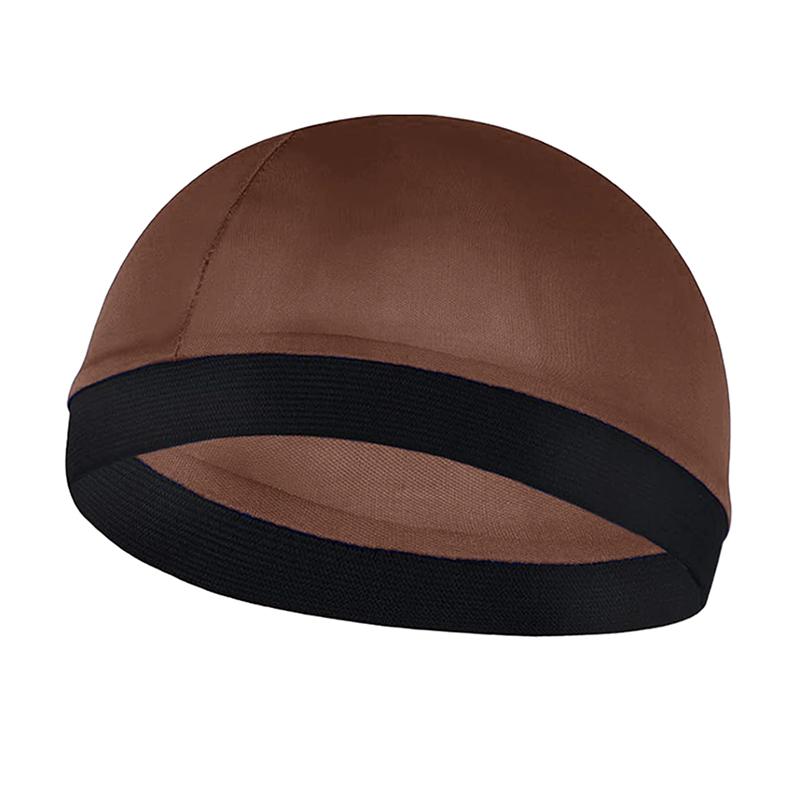 Children's Simulation Silk Wave Hat Versatile Headscarf Hat with Round Head Cover