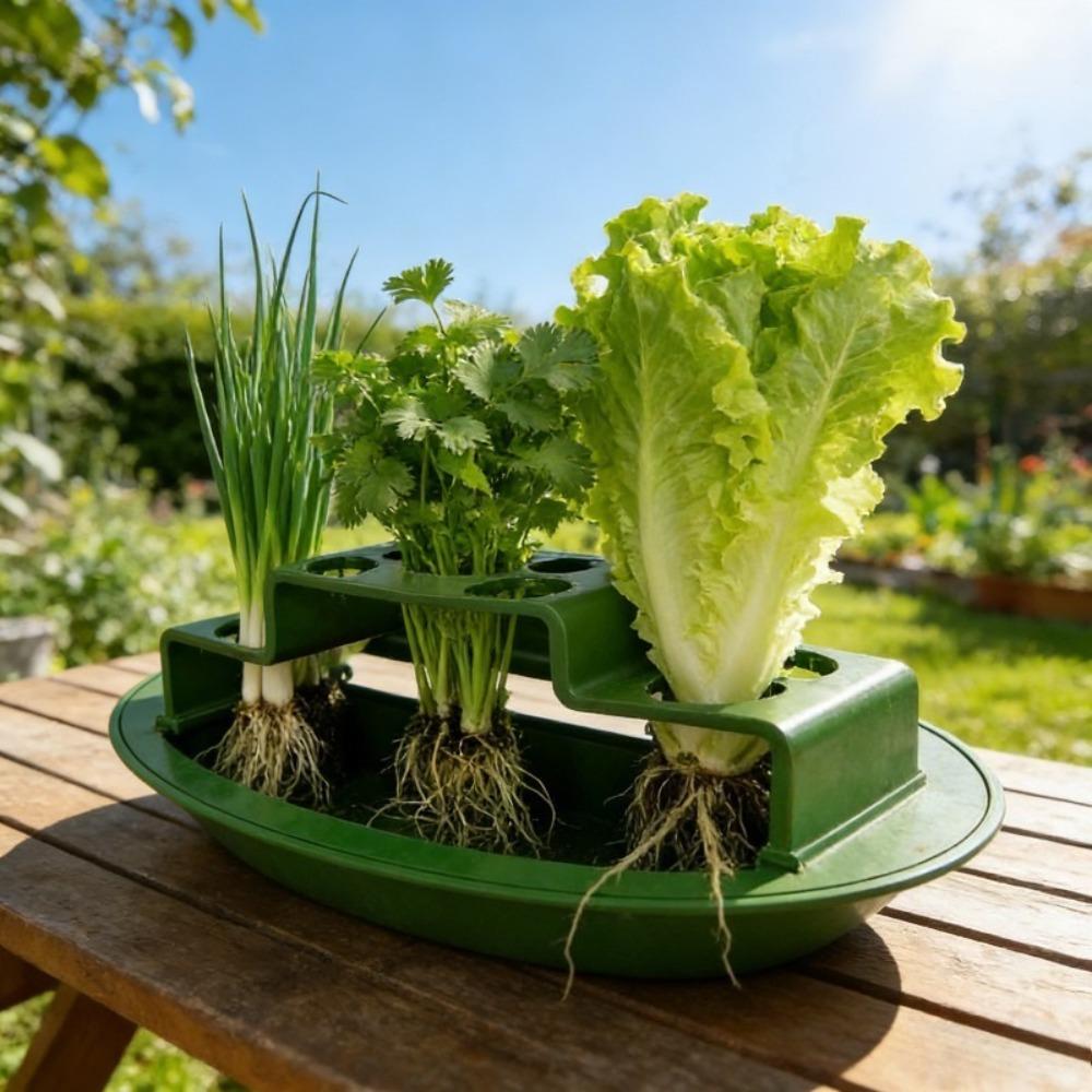 Plastic Chives Seedling Tray 9 Slots Sprout Planting Pot Onion Cultivation Box Celery