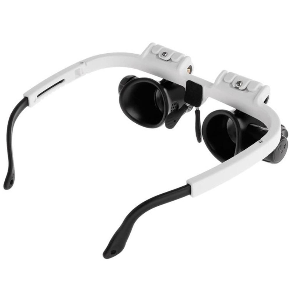 Head-Mounted Loupe LED Magnifying Glass Watch Repair Tool
