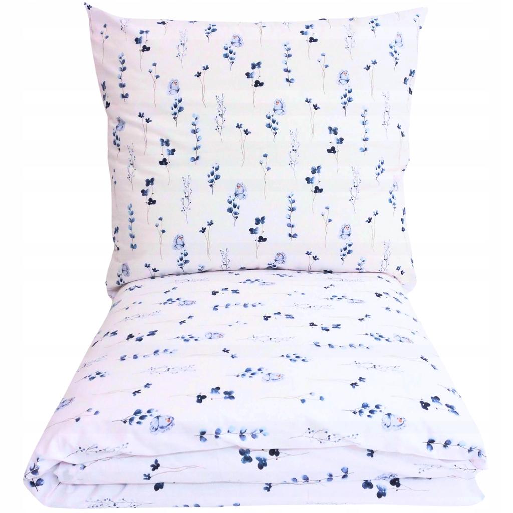 Pościel bawełniana 160x200 kwiaty komplet producent mocna 100% bawełna