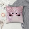 Beauty Makeup Eyelash Pillow Case Sofa Decorative Home Double-sided Print Plush Square Throw Pillow Covers Cushion Decor Cover