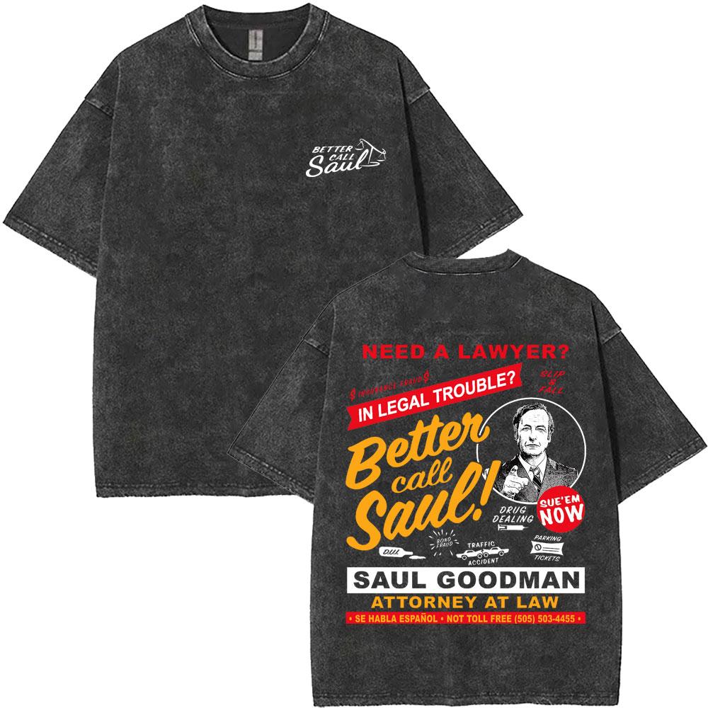 Washed Vintage Heisenberg TV Breaking Bad Stay Out of My Territory T Shirt Better Call Saul Graphic Tshirts Men Retro T Shirts