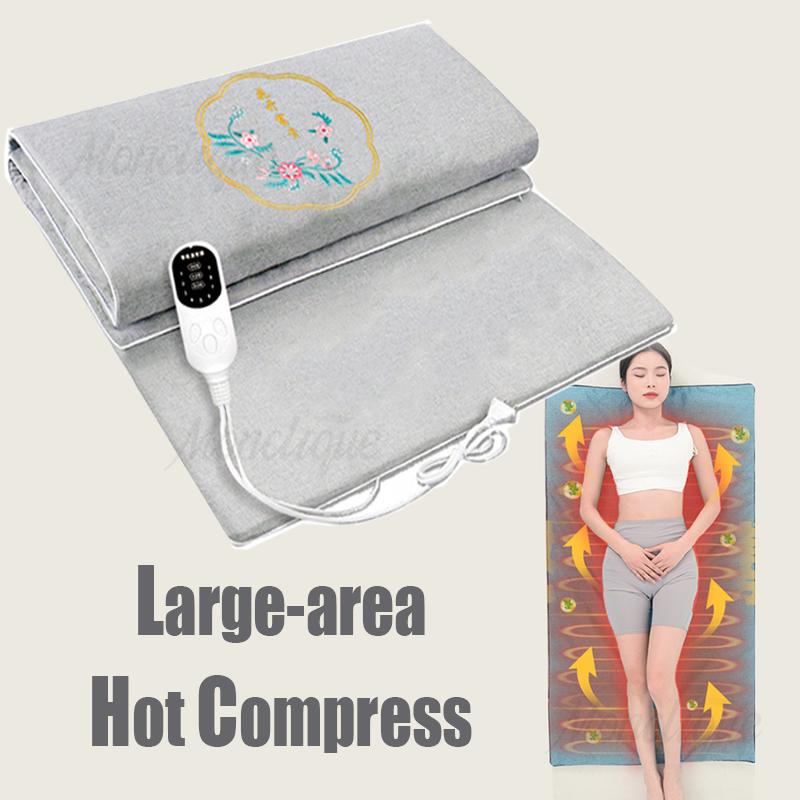 Big Size Electric Heating Moxibustion Blanket Full-body Moxa Therapeutic Heat Pad Winter Mattress Remote Control Timing Heating
