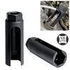 22mm Oxygen-containing Oxygen Vacuum Lambda Sensor Removal Socket Black Narrow Mouth Kit Car Tools 1/2 Drive 8mm Slot CR-V Steel