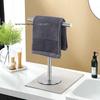 Space-Saving Vertical Towel Rack for Bathroom or Kitchen Countertop Storage