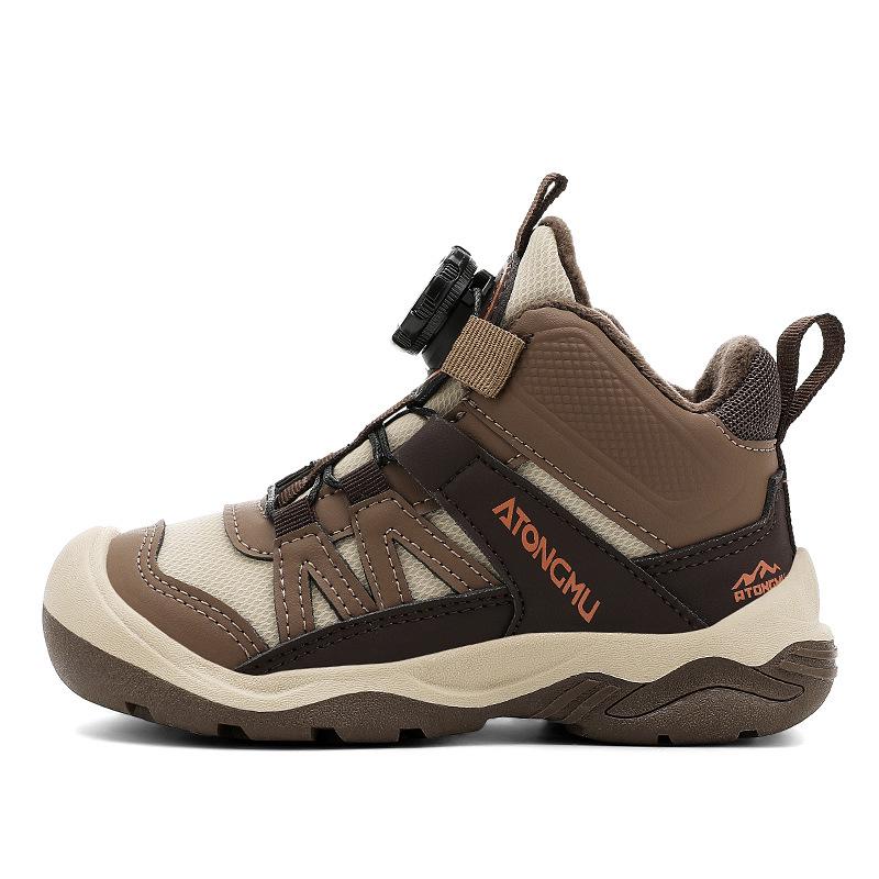 Astro Boy Kids' Winter Sports Shoes - Boys' Non-Slip Cotton and Velvet Outdoor Snow Boots