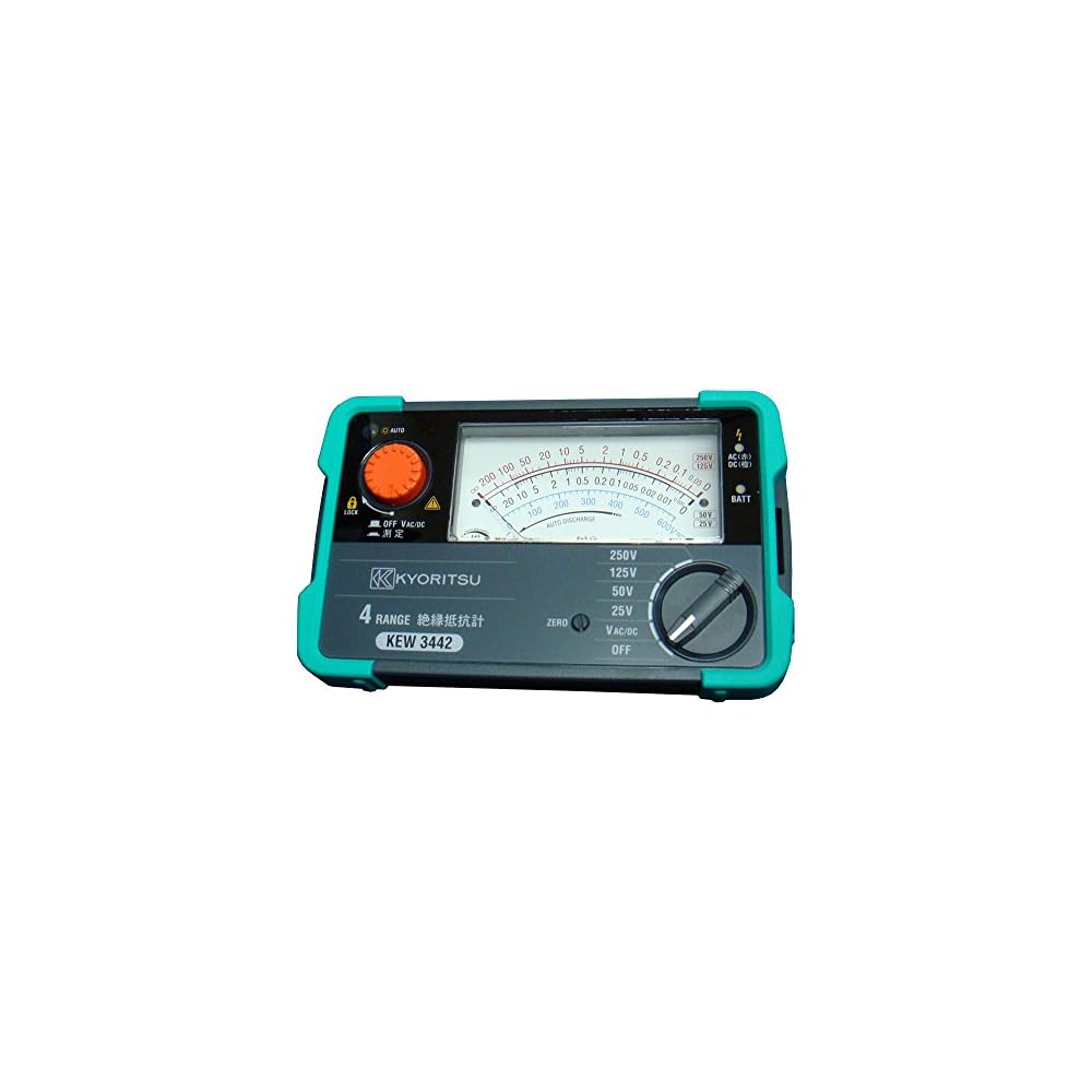 Kyoritsu QMEG 4-Range Insulation Resistance Tester 25V/50V/125V/250V Model 3442