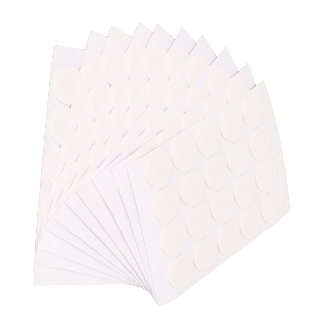200pcs Candles Wicks Stickers DIY Round Shape Transparent Adhesive Hot Wax Wick Stickers