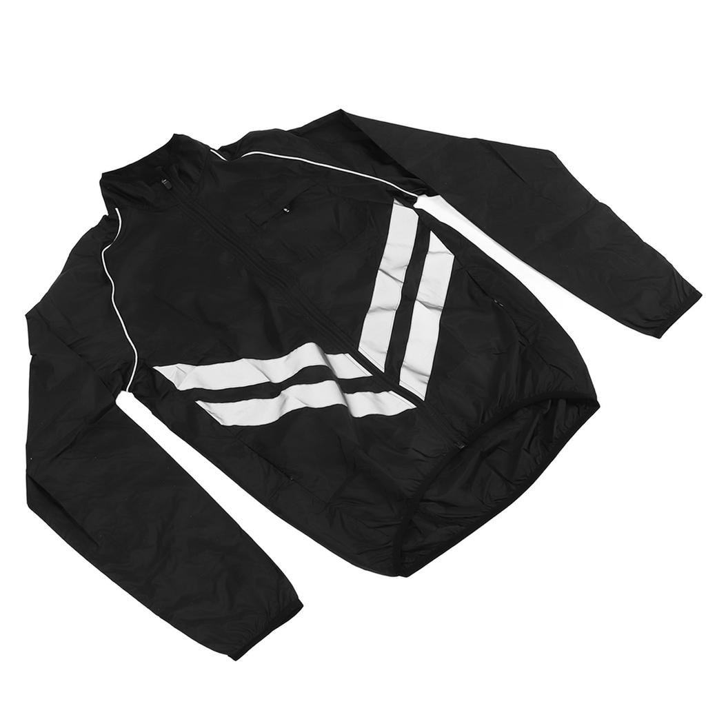 Radjacke Herren Winddicht Wasserdicht Reflektierend Langarm Oberteil für Offroad Mountain Road Riding Angeln