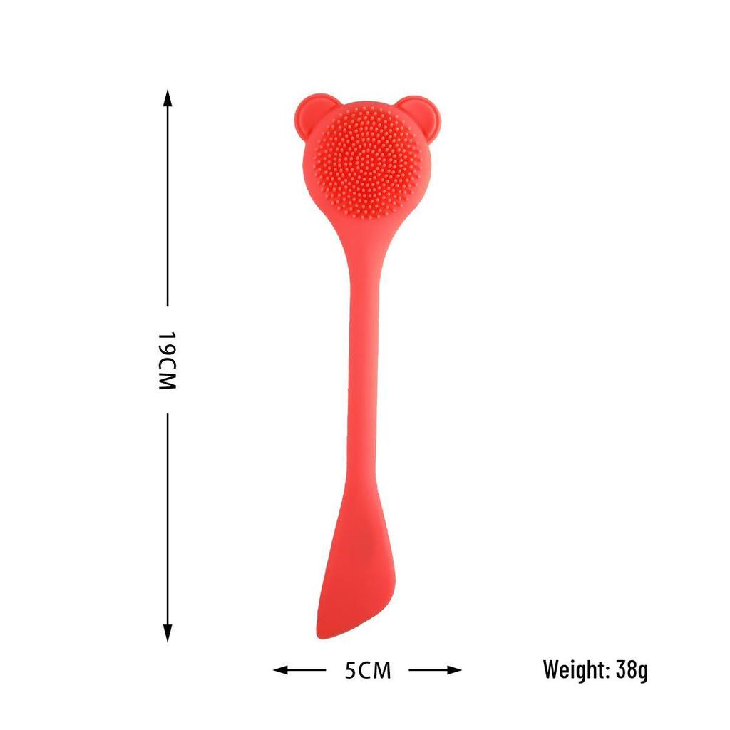 Portable Silicone Facial Cleansing & Makeup Remover Brush - Soft Blackhead Remover Tool