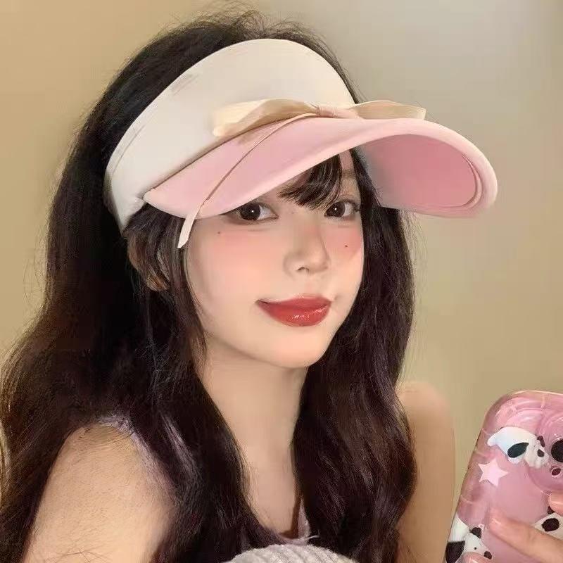 Hellokitty Sun Protection Hat With Wide Brim For Girls Summer Sunshade Cap