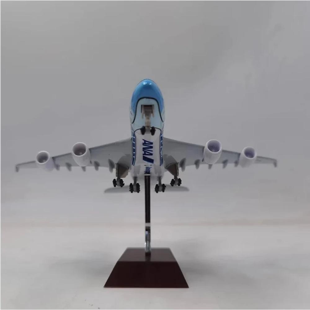 1/400 20cm Air Japan ANA Airlines Airplane Model Toy Green Cartoon Sea Turtle Airbus 380 A380 Airways Metal Alloy Diecast Airplane