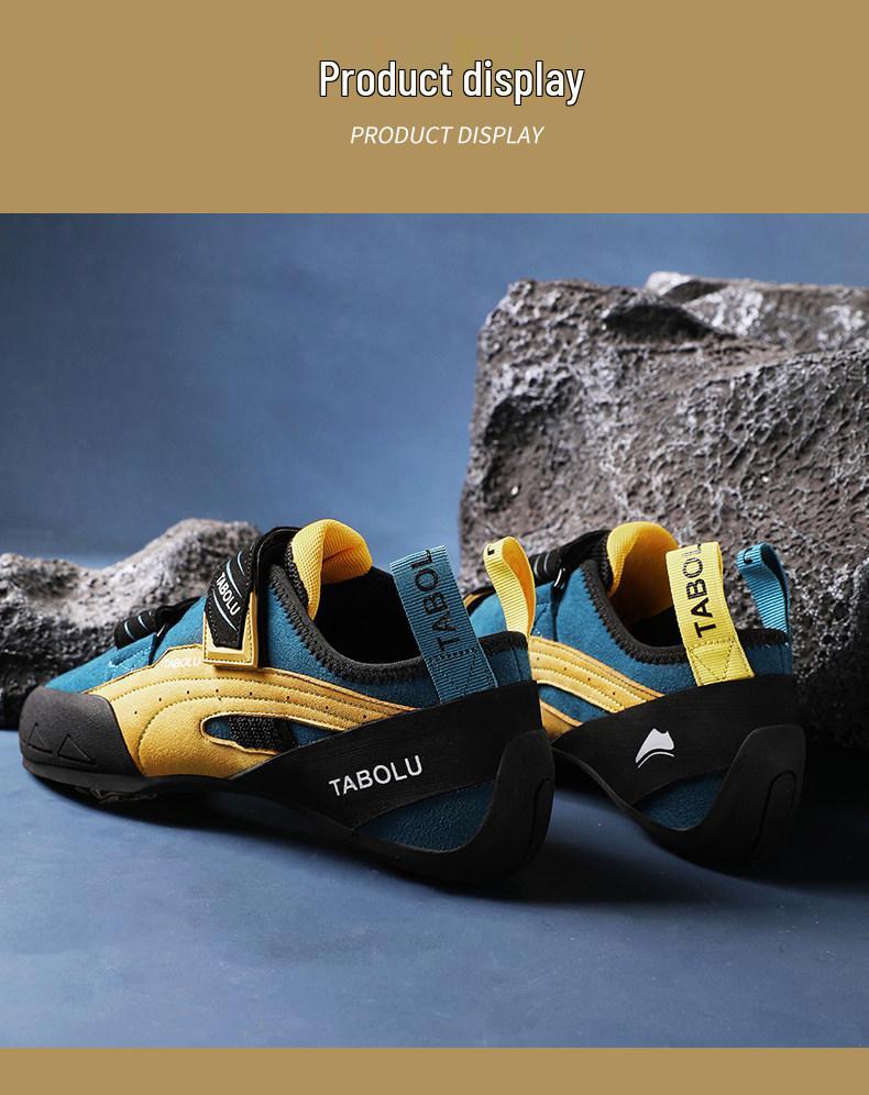 Scarpe da arrampicata traspiranti antiscivolo per adolescenti e adulti, per bouldering indoor, calzature sportive entry-level