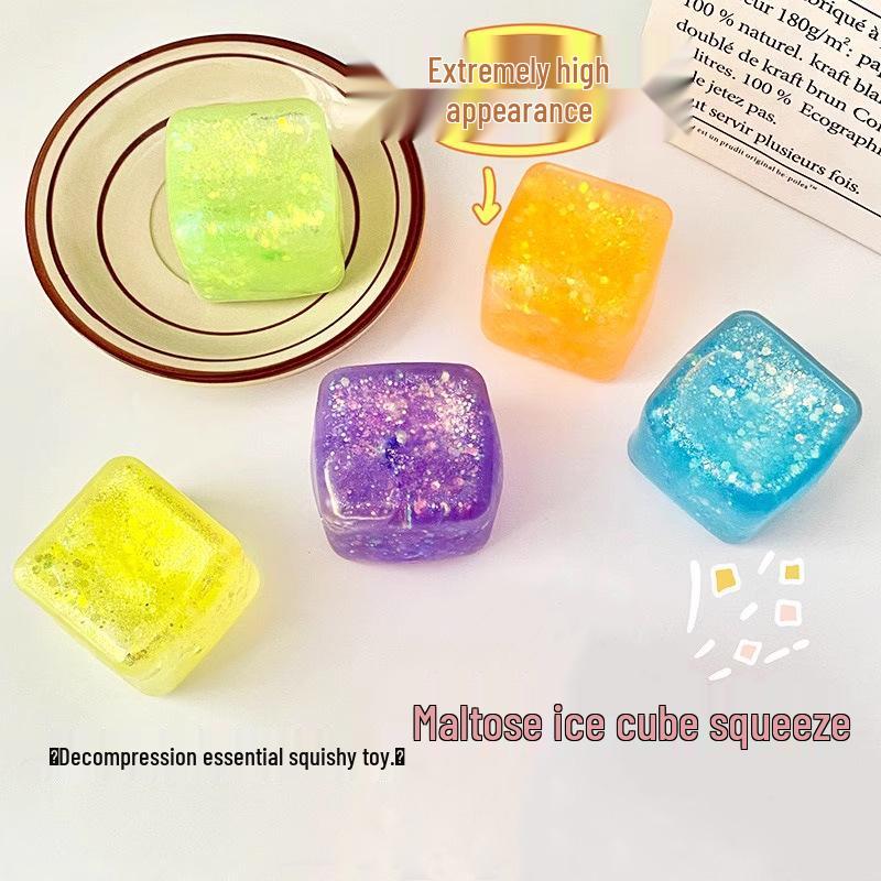 Creative Stress Relief Squeeze Cube - Slow Rebound Decompression Toy