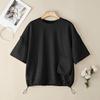 ZANZEA Women Casual Round Neck Summer Short Sleeve Blouse
